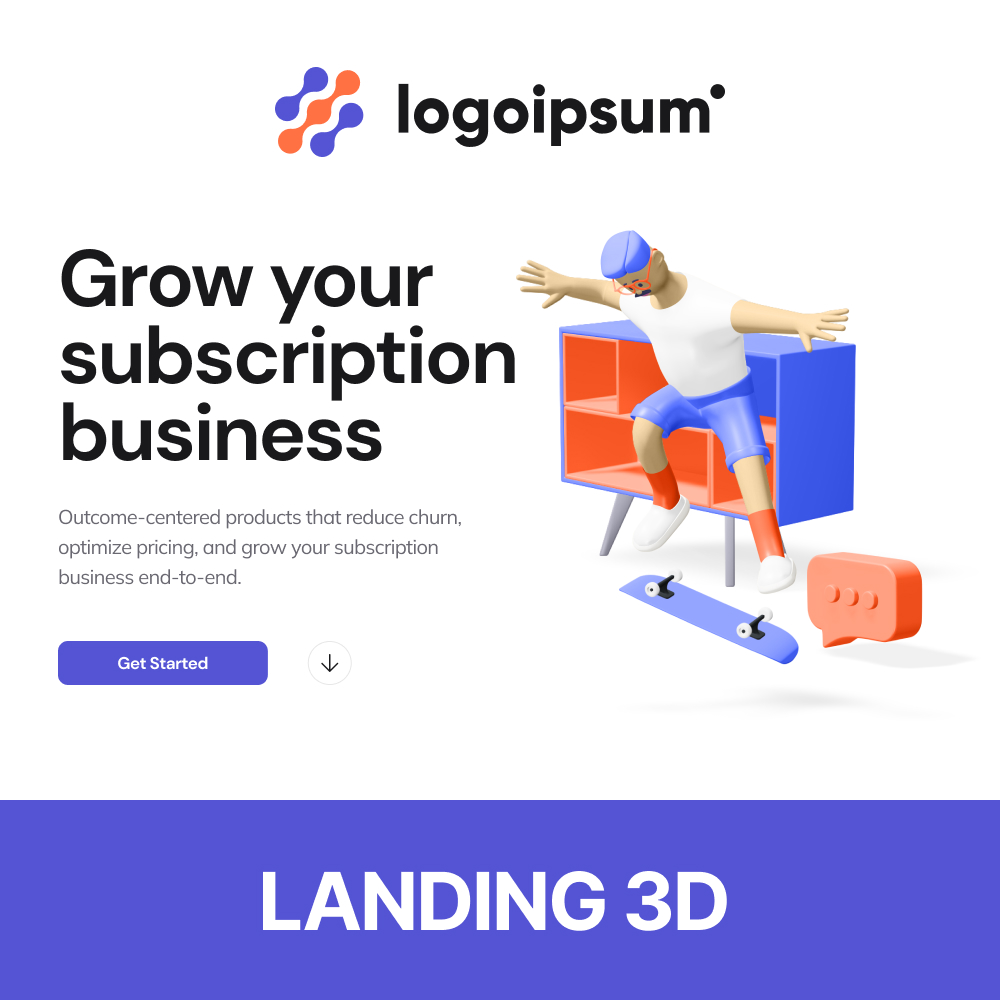 landing 3D